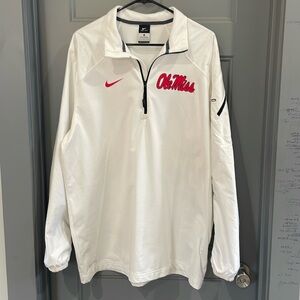 White Nike Ole Miss pullover